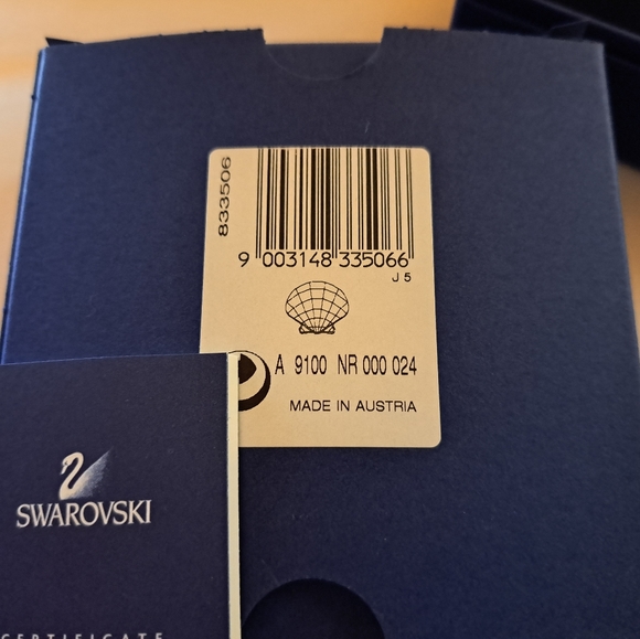 2006 Swarovski crystal SCS  Scallop sea shell w box and COA  like new - Picture 3 of 6